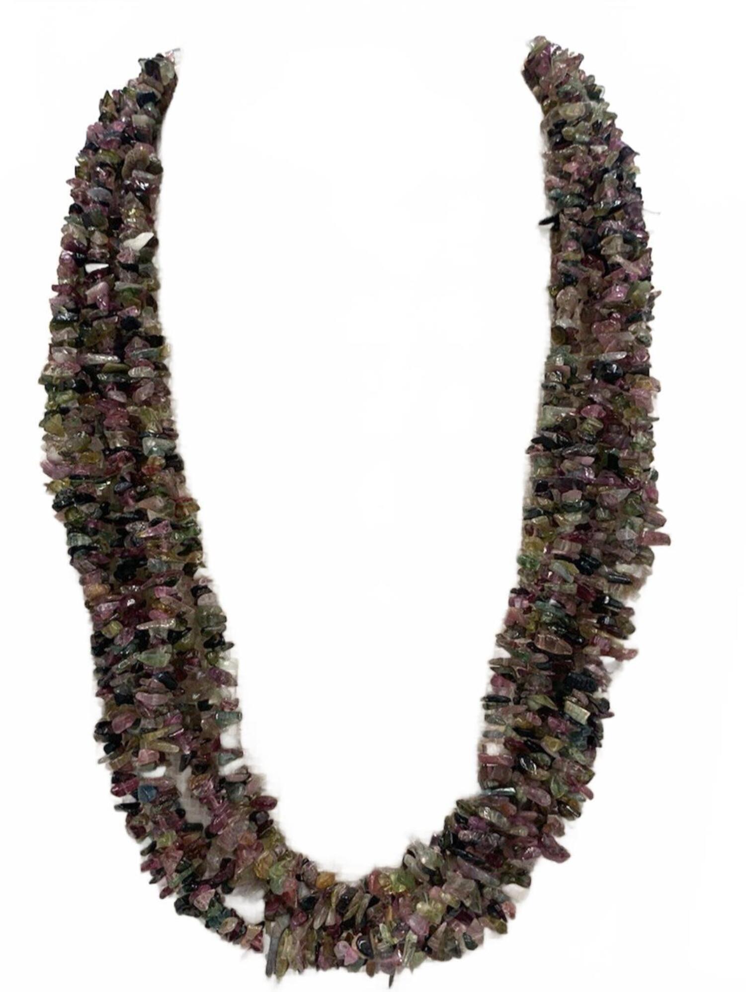 Dtr Jay King 925 Silver Peridot Amethyst Tourmaline Necklace 132$